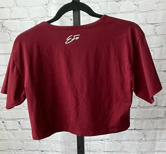 Ever Forward Red Performance Crop Top Size Small