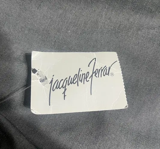 Jacqueline Ferrar Dress Sz 10 Gray Sleeveless Work/Office/Career Wear Front Slit