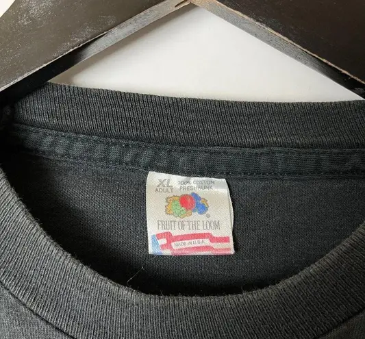 1996 Vintage 90s Arrowhead North Campus Jazz T Shirt Black XL Extra Large USA