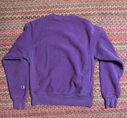 Champion  PURPLE REVERSE WEAVE PULLOVER SWEATSHIRT