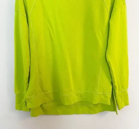 Sweaty Betty  London Long Sleeve Pullover Sweatshirt Neon Green Size XS Athletic