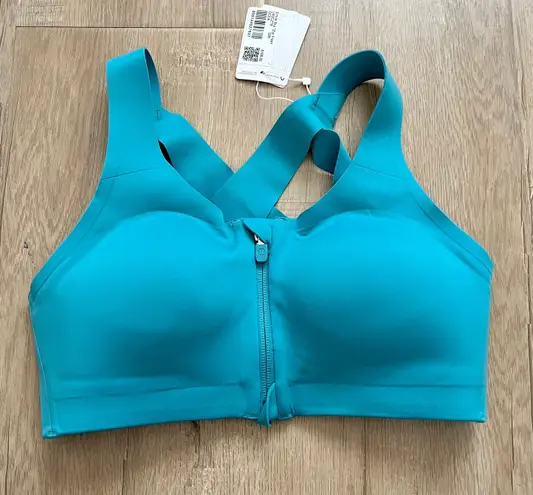 Lululemon Enlite Bra Zip Front High Support Oceanic size 32B NWT