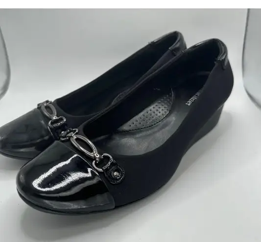 Naturalizer Black Wedge Shoes Size 7.5