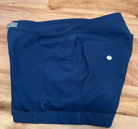 Zyia Active Blue Not Just A Trail Shorts - Medium