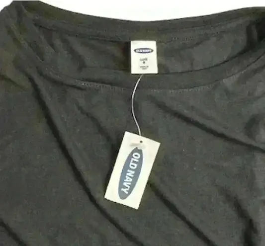 Old Navy  Women's Luxe Black Long Sleeve Top Size S Casual Basic Tee