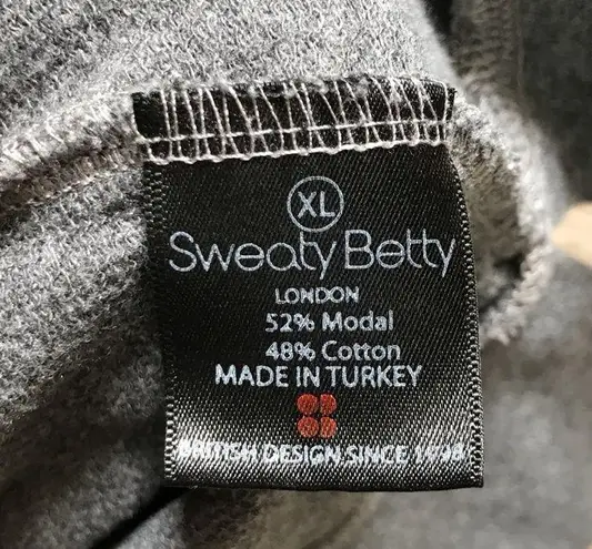 Sweaty Betty  SIMHASANA CREWNECK RAGLAN SLEEVE SWEATSHIRT charcoal grey XL