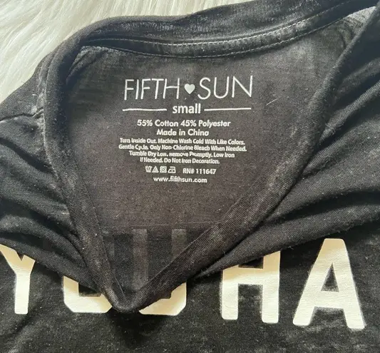 Fifth Sun  You Had Me At Pumpkin Spice Burnout Tank Top Small