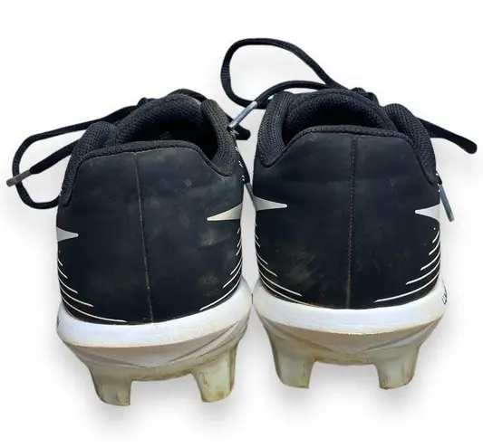 Nike Girls  Lunarlon Black & White Softball Molded Cleats Size 7 AO7918-002 Shoes