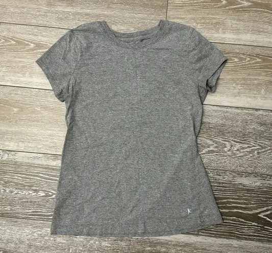 Danskin Now Sz S  Fabulous Light Gray  Tee T-Shirt Top - Image 1