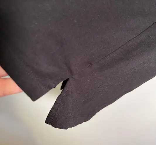 Maje T-Shirt Black Pink Embroidered Paris Here & Away