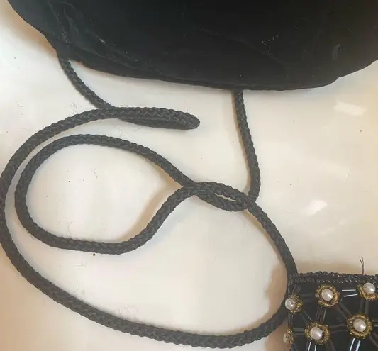 Vintage BUNDLE DEAL VELVET HAND BAG WITH MATCHING BELT