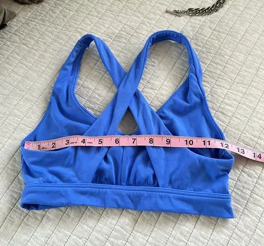 Aerie Offline  Real me stretch med support blue sport bra med