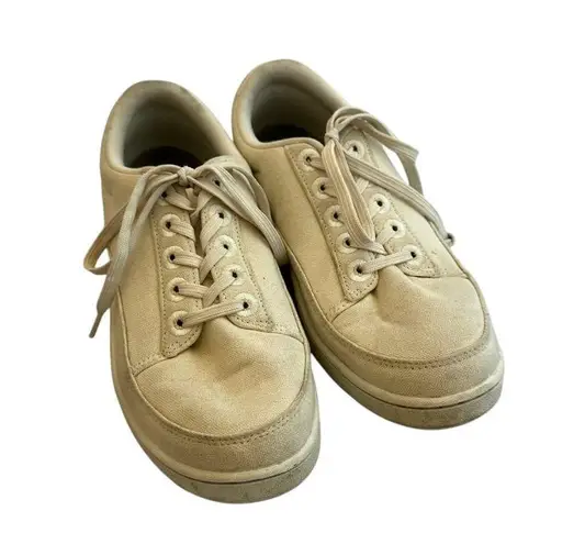 Allbirds CP Canvas Pacers Sneakers Lace-Up Tennis Shoes White Size 9 Women's