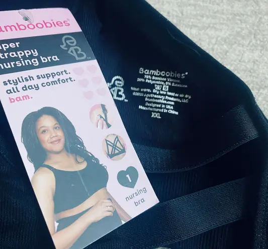 Bamboobies super strappy nursing bra