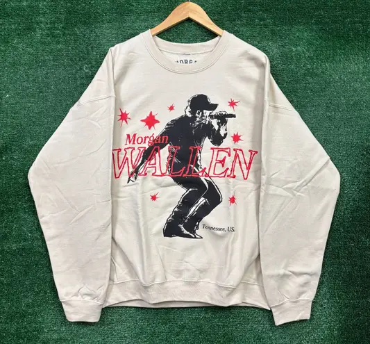 Morgan Wallen I'm the Problem Country Oversized Crewneck Sweater Size Large