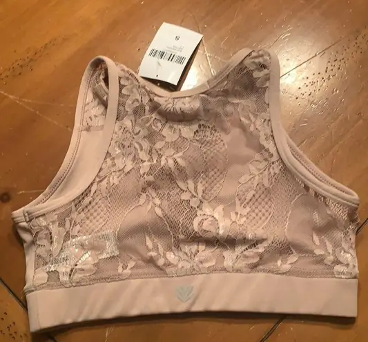 Forever 21 NWT Dusty Pink Lace Sports Bra 💗