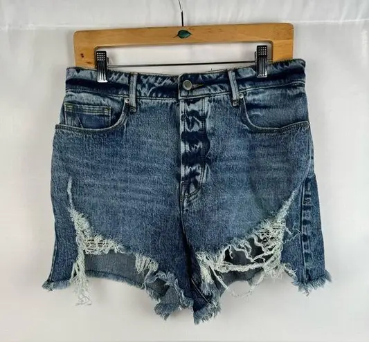 Good American  High-Rise Denim Shorts