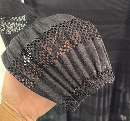 Maje Short Openwork Knit Dress