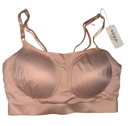 Soma Enbliss Luxe Adjustable Bralette Hush M Wireless Padded Comfort