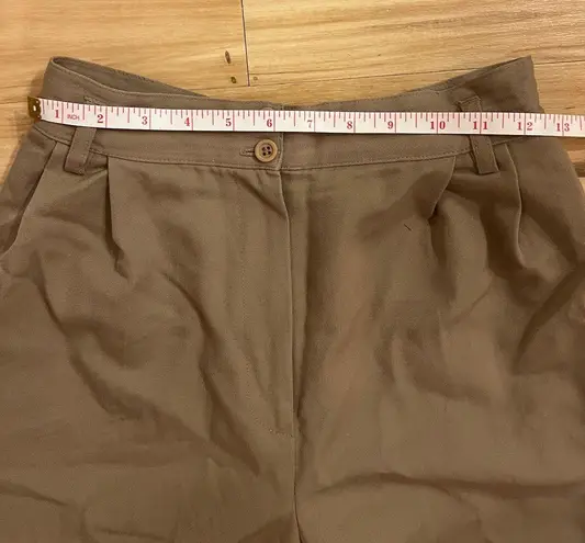 Women’s Bernard Holtzman Vintage Tan/light brown 100% wool trousers Tan Size 4