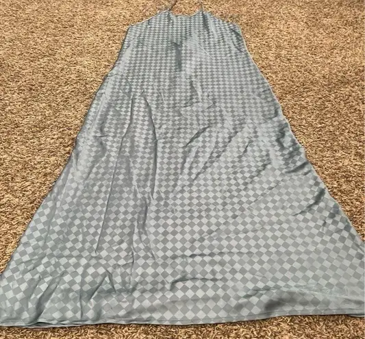 House of Harlow 1960 checkered halter maxi dress large