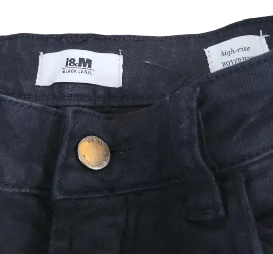 I & M Jeans I&M Black Label Jeans Size 1 26x24 High Rise Boyfriend Jeans Distressed Joggers