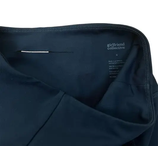 Girlfriend Collective High-Rise Bike Shorts Small Midnight Blue