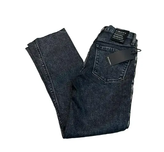 Black Orchid Cindy slant fray jeans nwt