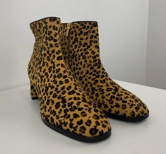 via spiga  Vinson Genuine Calf Hair Cheetah Bootie