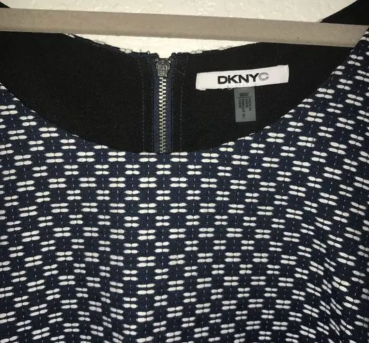 DKNYC Dress Professional Tweed & Black Colorblock Dress Sz 22W BNWT