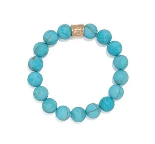 VICI KARMA BEADED BRACELET - TURQUOISE