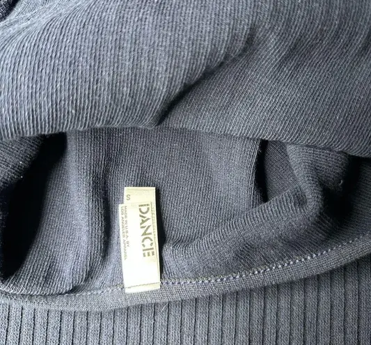 Los Angeles Apparel Knit ribbed halter dress low back casual basic summer