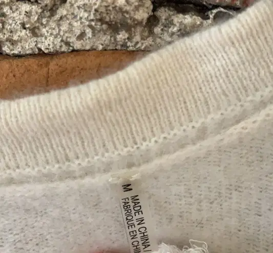 Magaschoni V-neck cashmere sweater cream size M