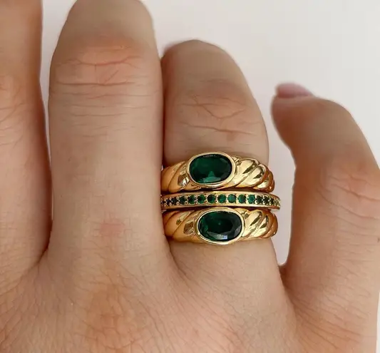 Established Jewelry Emerald Signet Ring