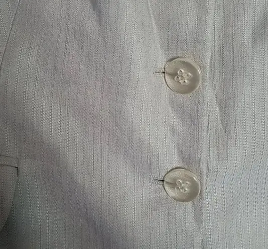 Armani Collezioni Sand Color 3 Button Linen Blend Blazer