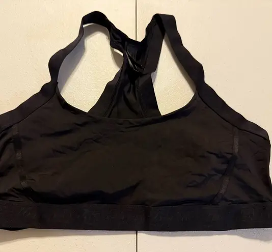 HONEY BIRDETTE ESSENTIALS SOFT BLACK CROP SPORTS BRA LOOK TOP XL