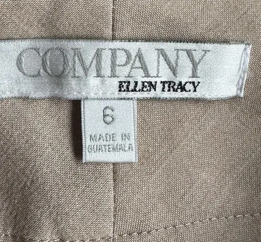 Ellen Tracy Ellen & Tracey Company NWT Essential Beige Low Waist Wide Leg Pants Sz 6.
