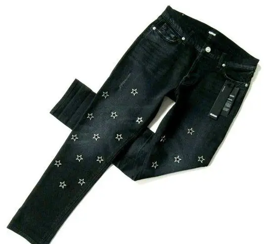 Hudson Jeans NWT HUDSON Riley in Mythology Star Grommet Relaxed Boyfriend Jeans 25 $285