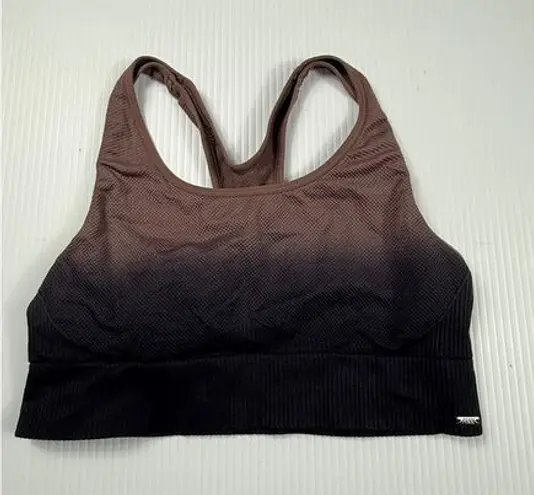 Victoria secret PINK Ombre Sports Bra Racerback Athletic Brown Black M Size M