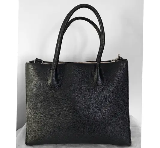 Michael Kors  Mercer black leather tote 