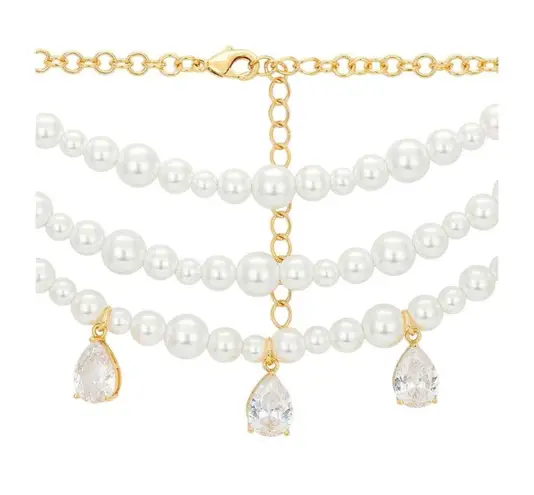 The M Jewelers NY X Cindy Kimberly The Pearl Montiel Choker in Gold Pearl New