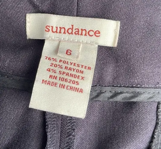 Sundance Catalog Women’s Black Dress Trouser Pants Size 6