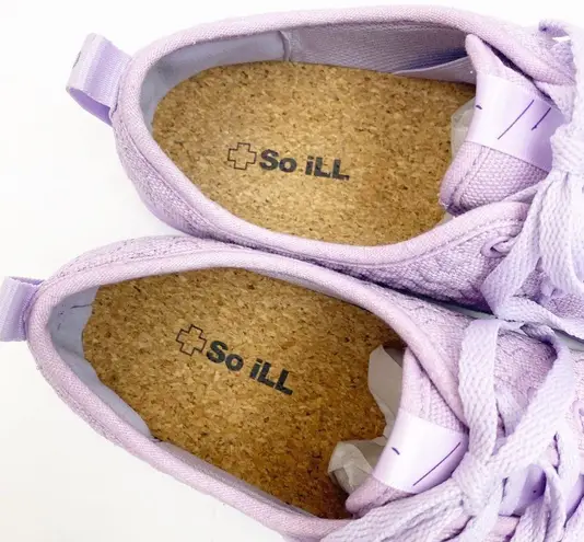 So iLL x Jason Momoa Yaya Lavender Roamer Lace Up Sneakers Size 8