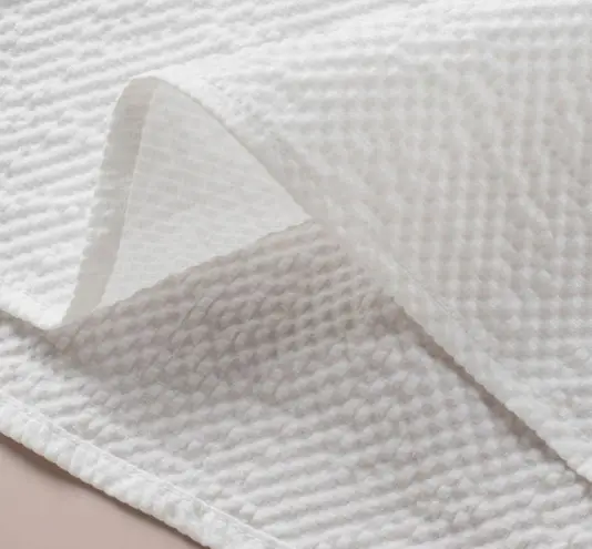 NEW White Textured Ruffle Flutter Sleeve Frilled Neckline Blouse Size Small