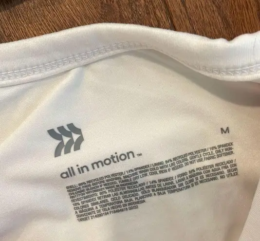 All In Motion  white tennis active dress size M