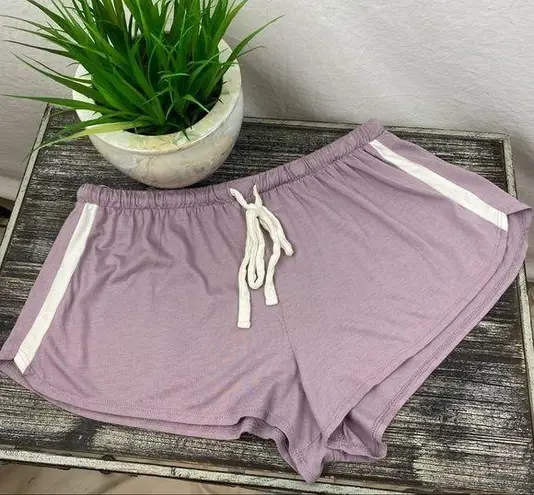 Cosabella Lavender & White Soft Shorts L