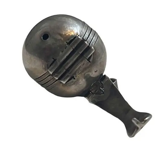 925 Mexico Sterling Silver Photo Ball Pendent 6 Photos Vintage Locket