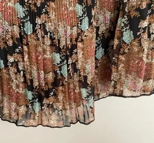 Buffalo David Bitton Brown Pleated Skirt