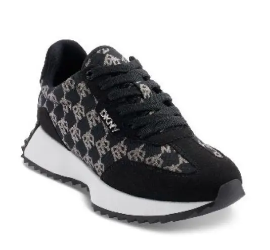 Donna Karan DKNY Women’s Naples Checkered Running Sneakers in Black, Size US 5/ EU 35, NEW