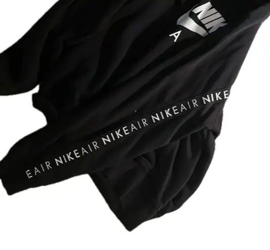 Nike Black  AIR Fleece Pullover Hoodie Sweatshirt ⋆.˚ ᡣ𐭩